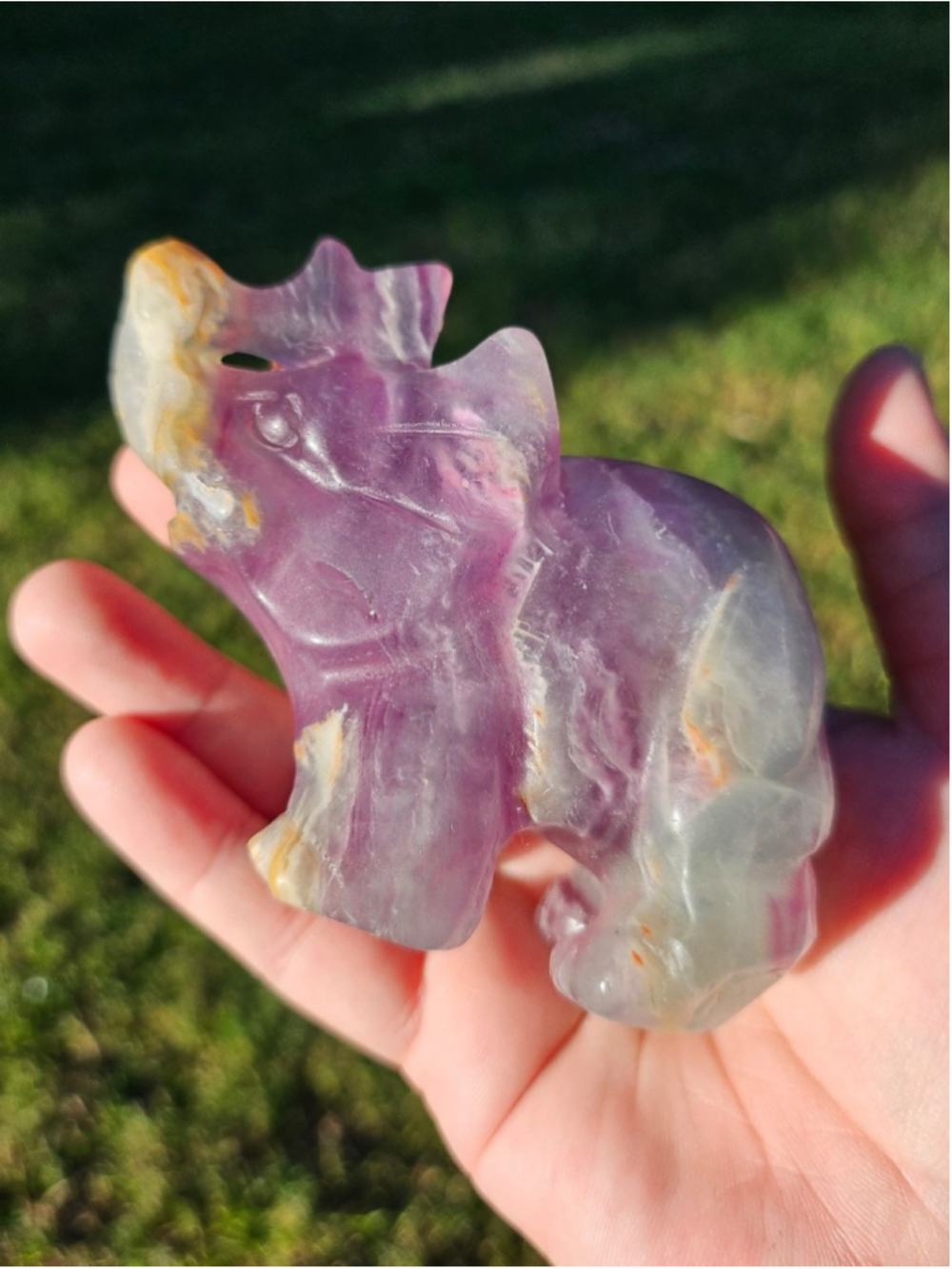 fluorite elephant 4 in